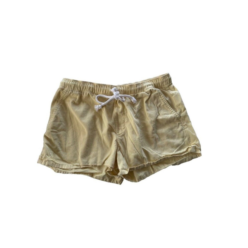 Polo Ralph Lauren Womens Small Pale Yellow Pull on Short Yacht Preppy Summer